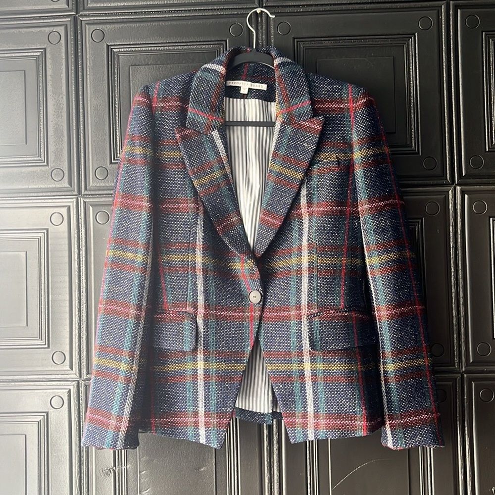 Veronica Beard Plaid Blazer - Picture 1 of 5